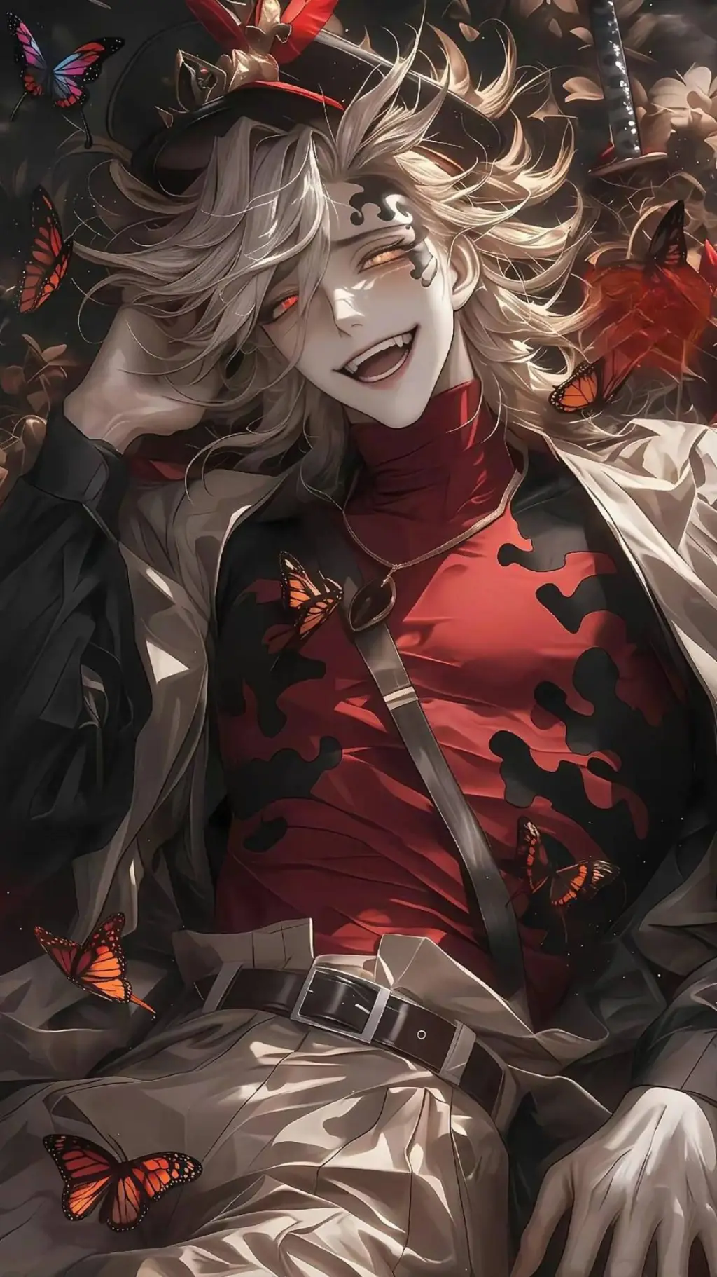 ai character: 🦋Dōma🦋 background