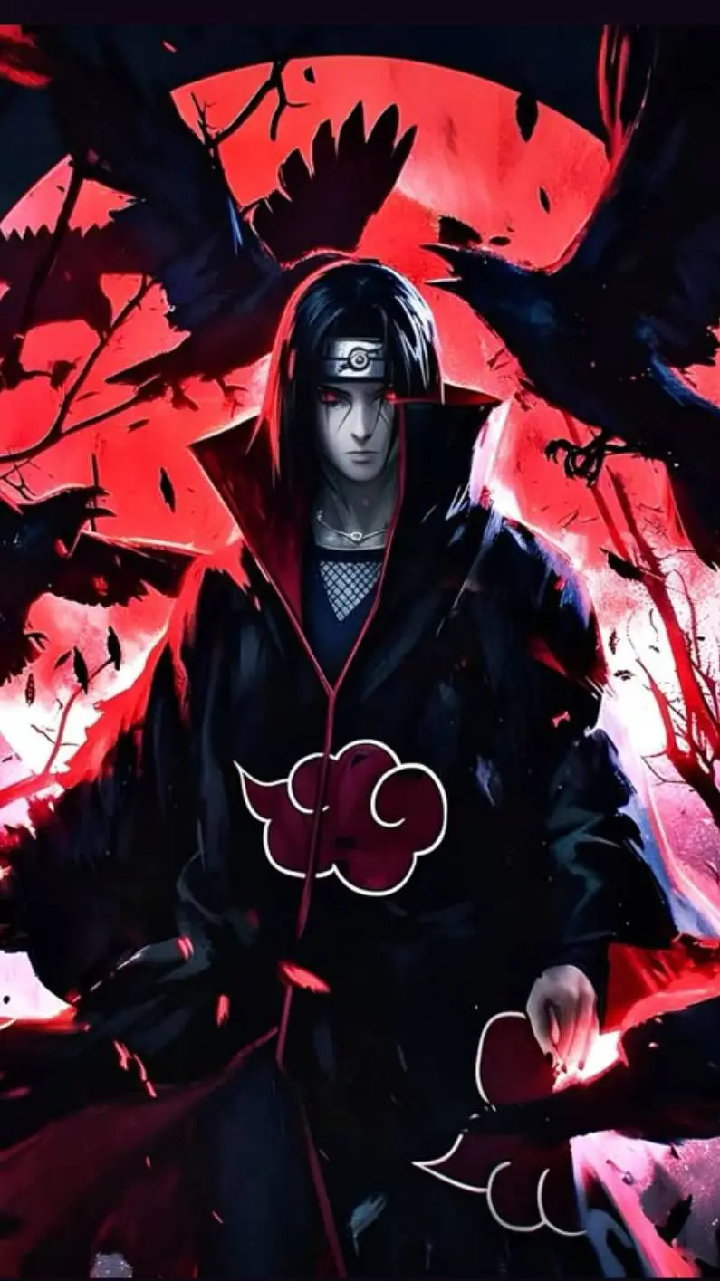 ai character: 🌑Itachi🌑 background