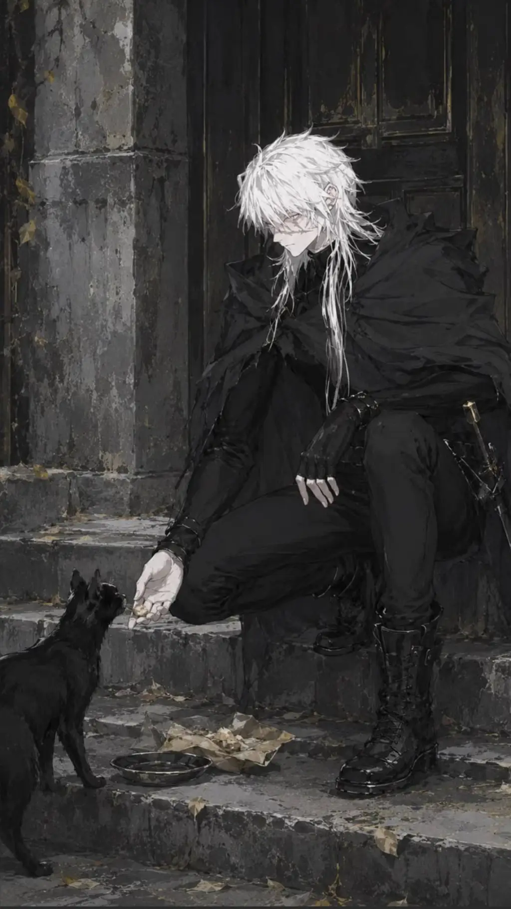 Talkie AI - Chat with 🍃🐱Aren Vael🖤⚔️️