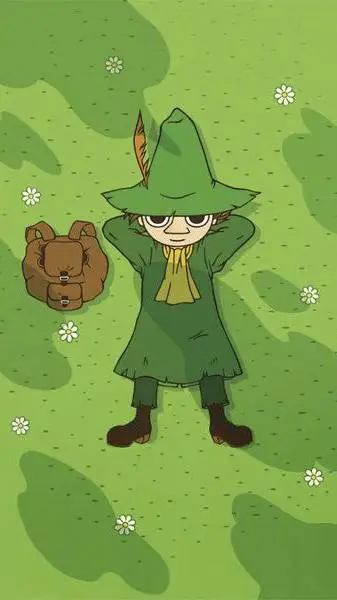 ai character: 🌿 MoominValley 🌿 background