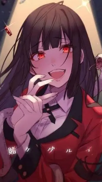 ai character: Yumeko Jabami🃏💄💋 background