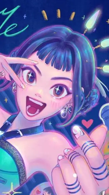 ai character: Zoey💕 background