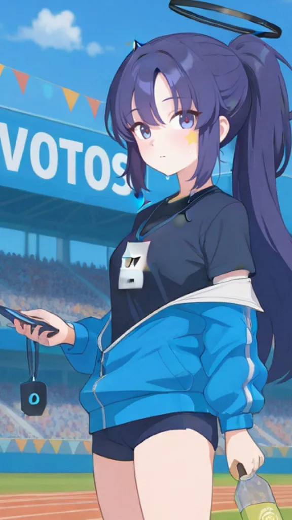 ai character: Hayase Yuuka Track background