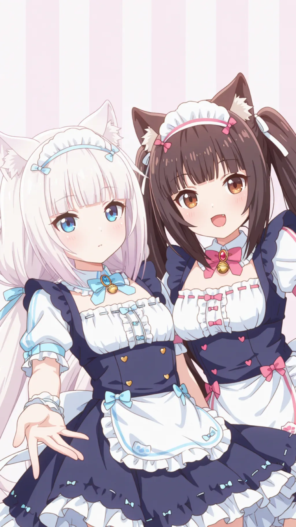 ai character: Chocola & Vanilla background