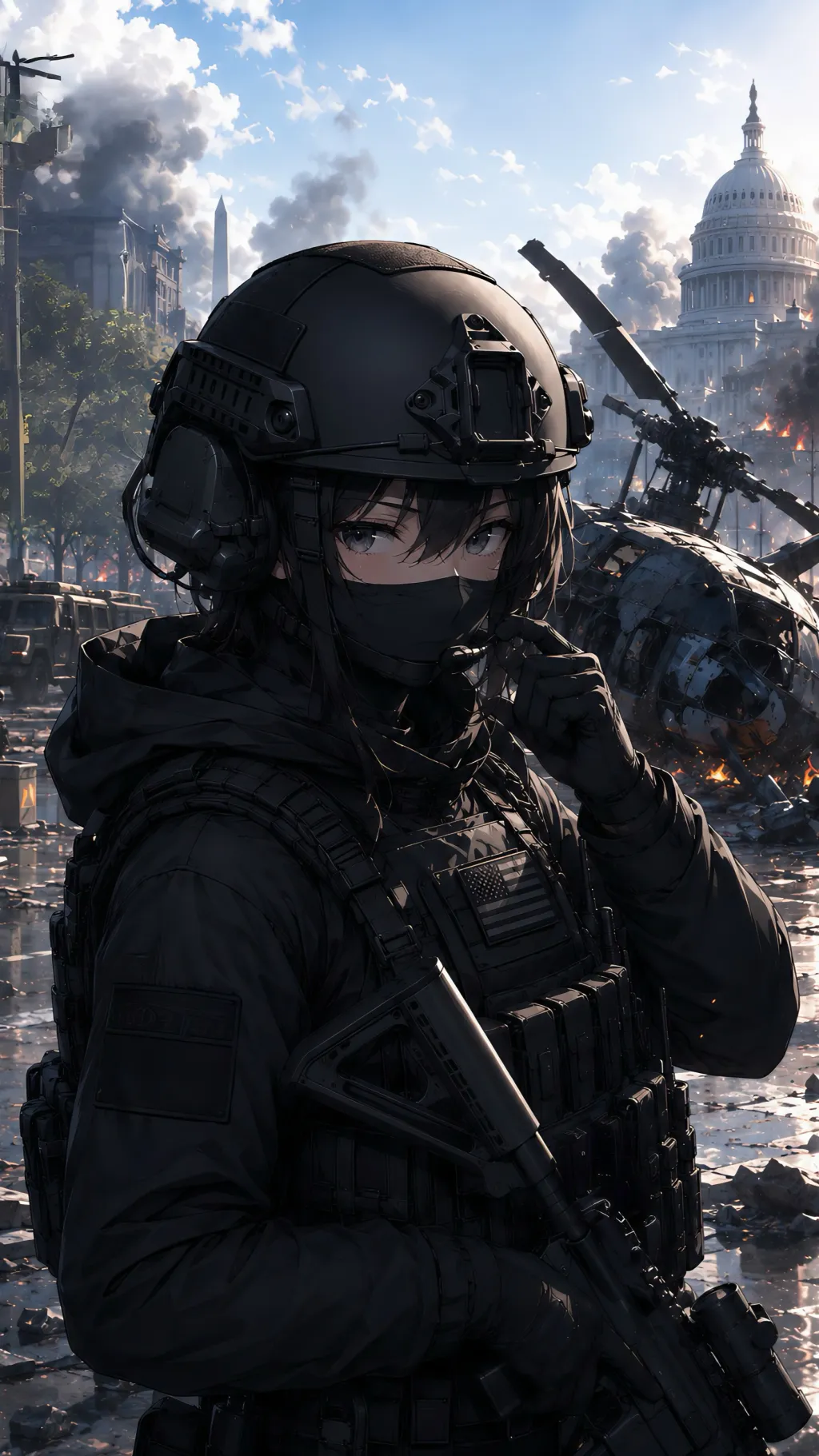 ai character: Raven Voss background