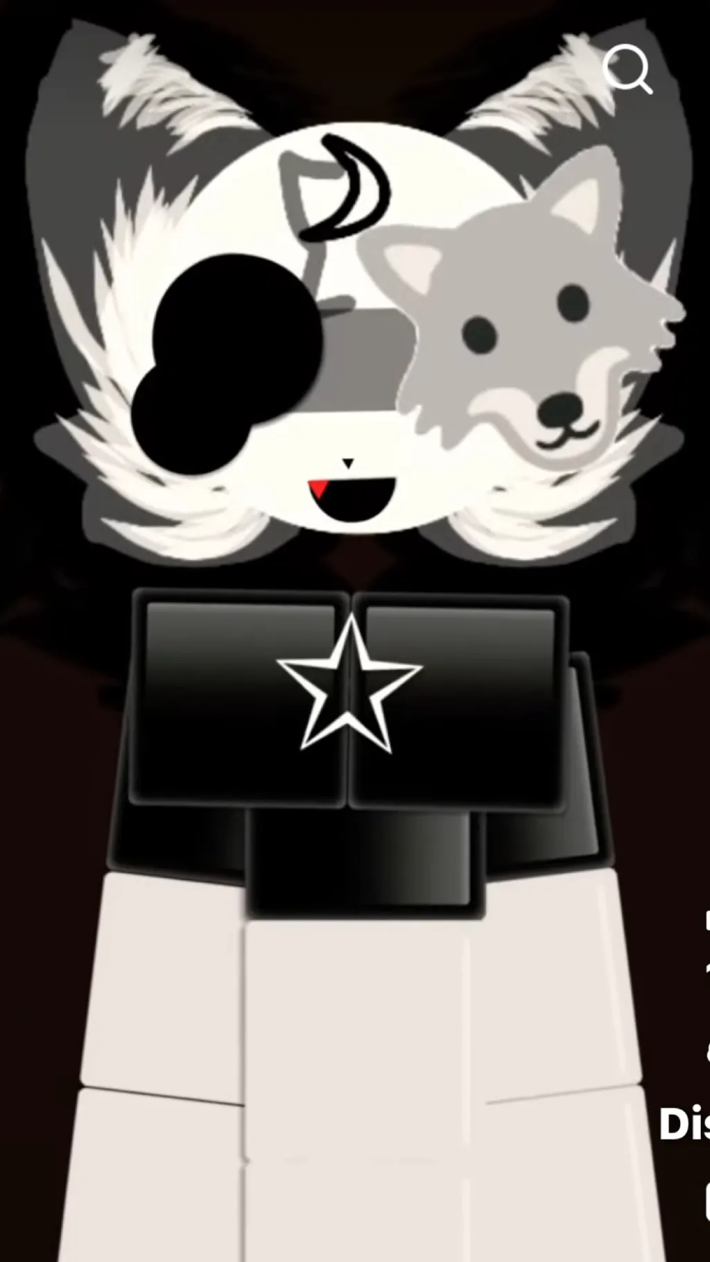 ai character: 🖤ChainBone🩶 background