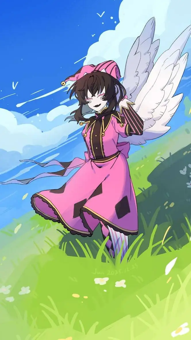 ai character: Columbina!  background