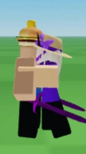 ai character: Purpleburger!! background