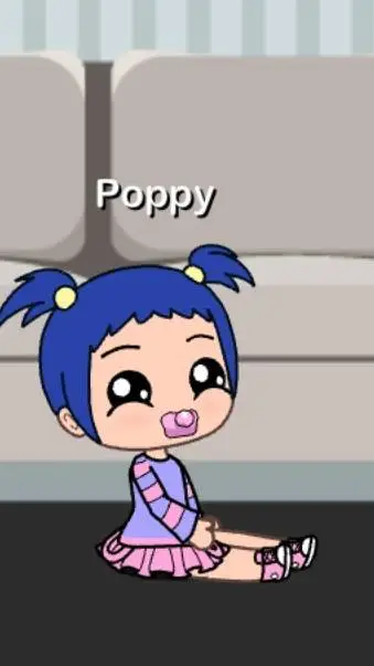 ai character: Baby Poppy👶🍼~ background