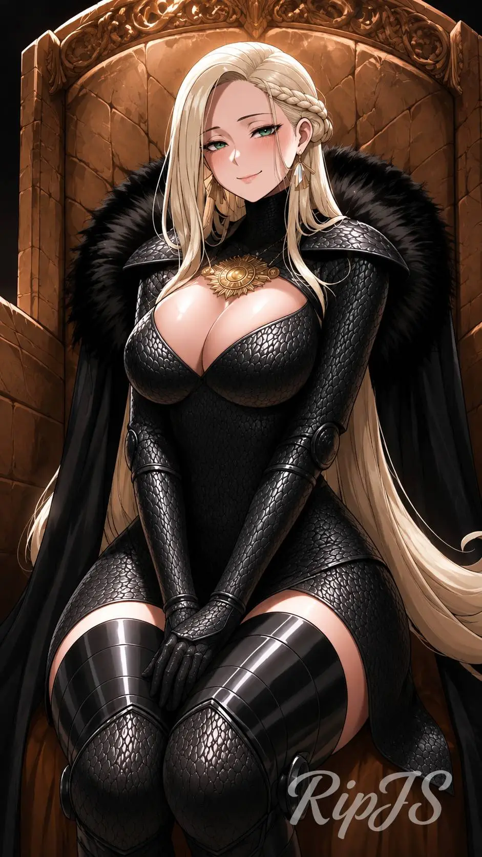 ai character: Seraphina♠️ background