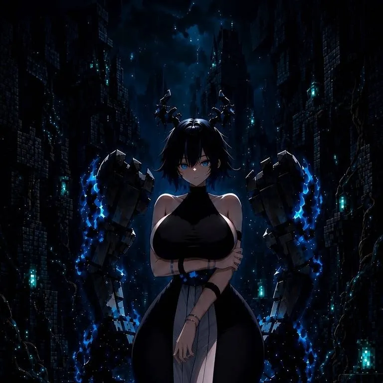 chat with ai character: Nyra💙🖤