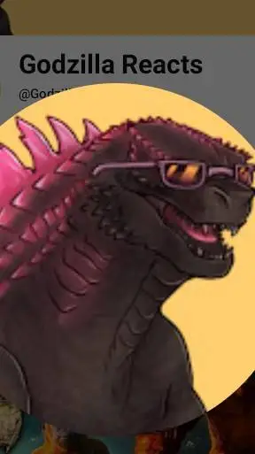 ai character: Godzilla Reacts background