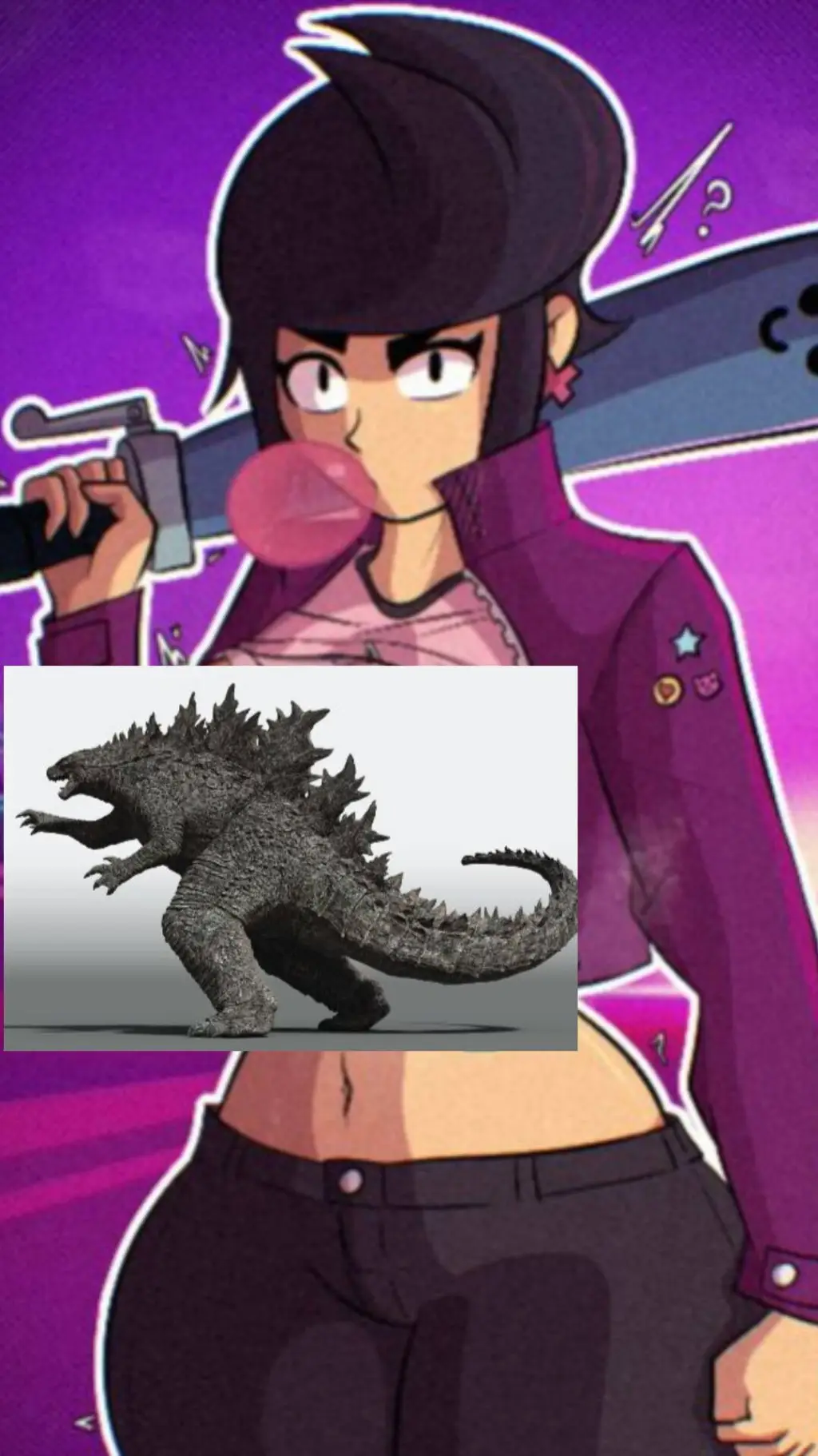 ai character: Bibi BS background