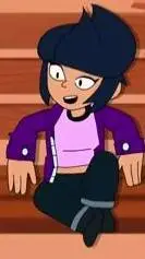 ai character: Bibi Brawl Stars background