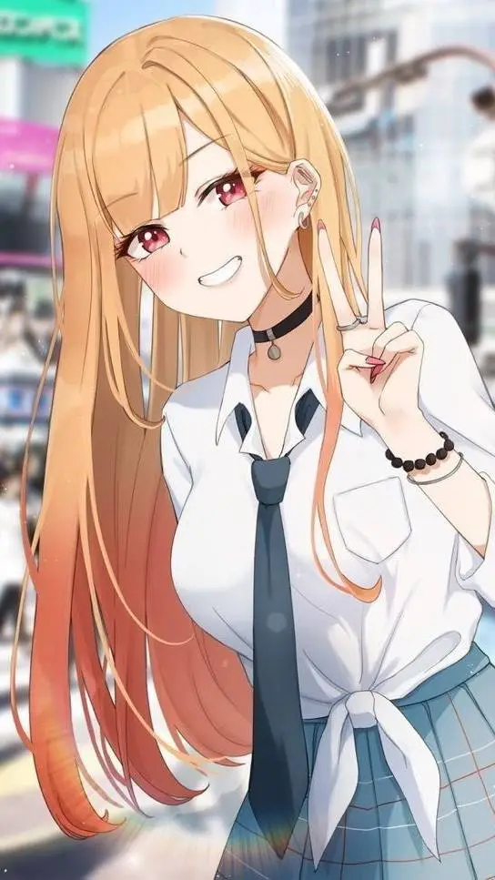 ai character: Marin  background