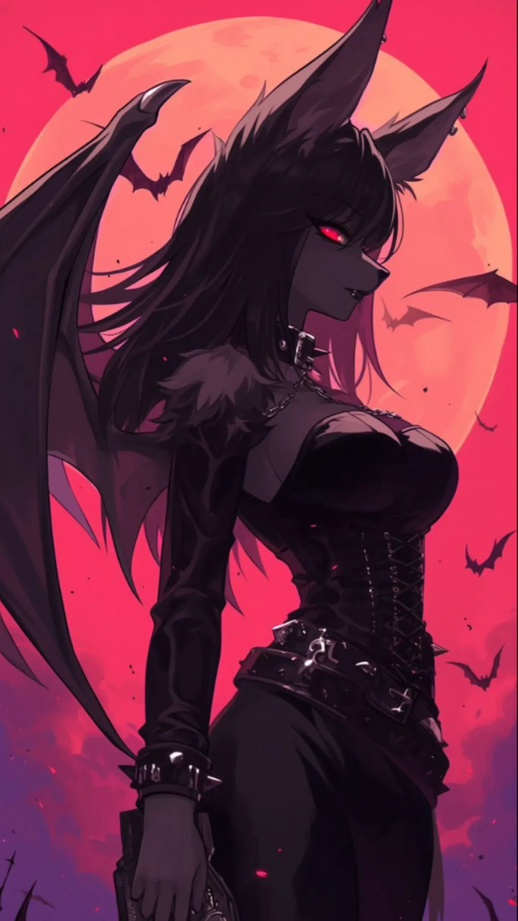 ai character: Little Monster❤️ background