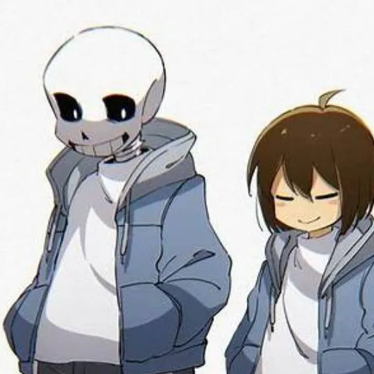 chat with ai character: Sans X Frisk ✨💫