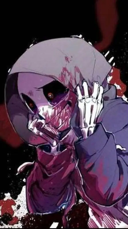 ai character: dust sans✨🥀 background