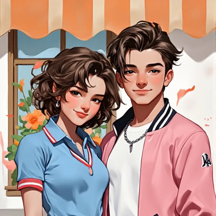 chat with ai character: cute couple 