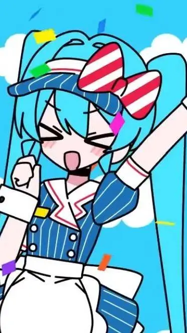 ai character: Hatsune Miku background
