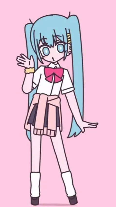 ai character: Hatsune Miku background