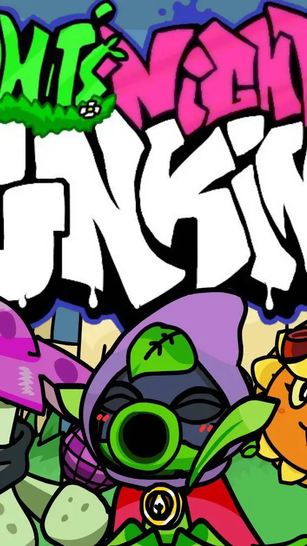 ai character: pvz x fnf background