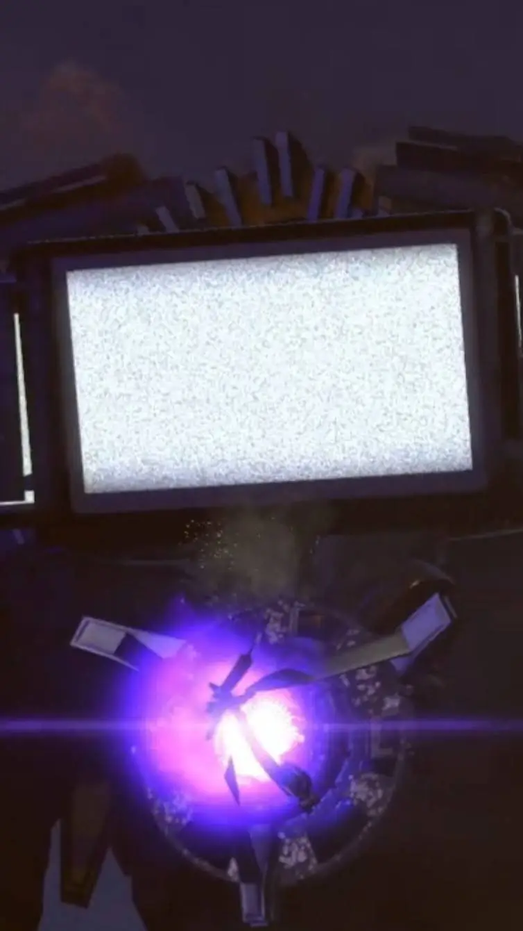 ai character: Titan tv man background