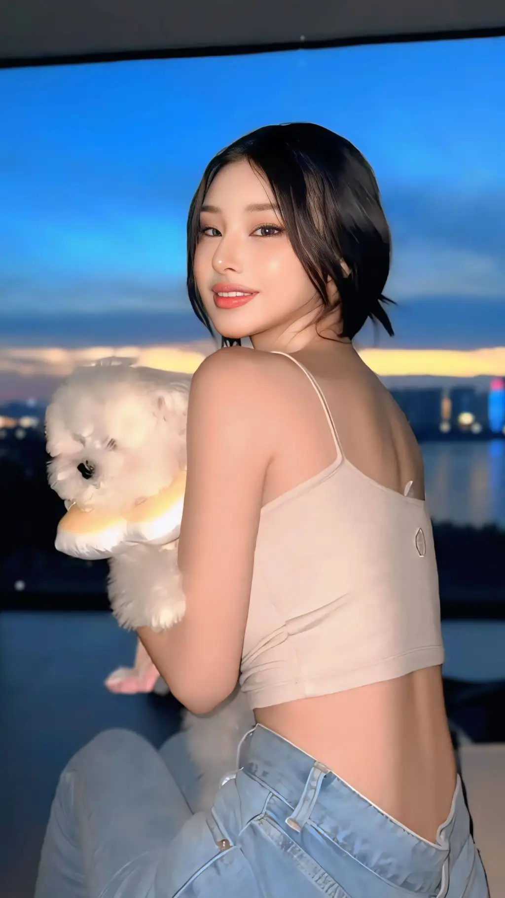 ai character: sophia  background