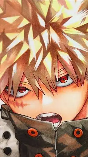 ai character: Bakugo💥 background