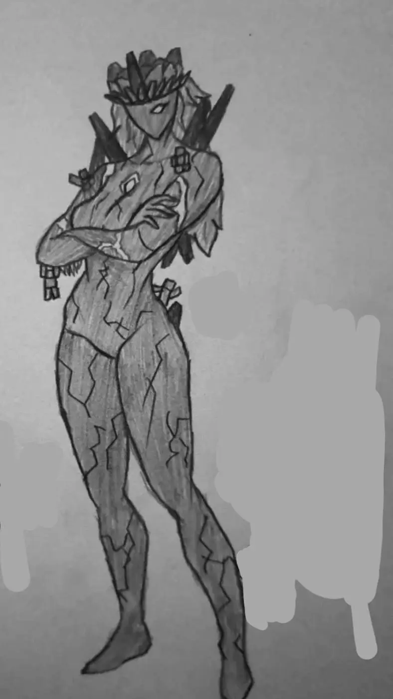 ai character: Lady void background