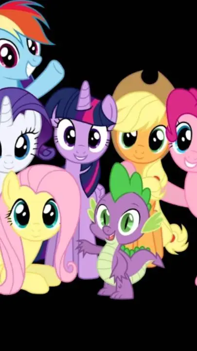 ai character: MLP weird world background