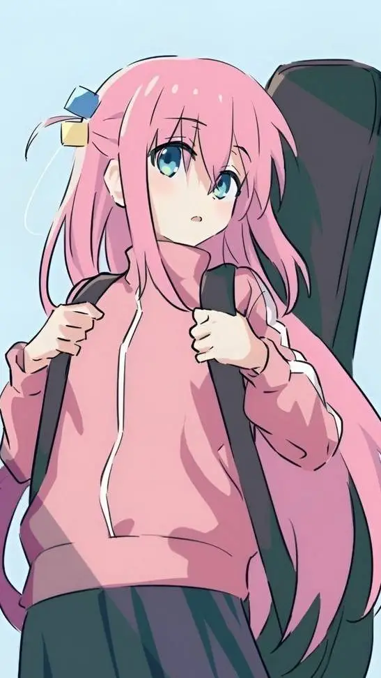 ai character: Hitori Bocchi  background