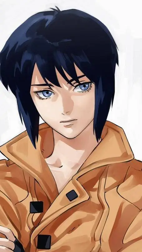 ai character: Kusanagi Motoko  background