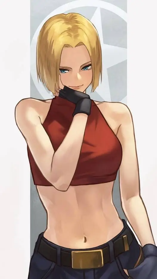 ai character: Blue Mary  background