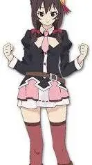 ai character: yunyun et megumin  background