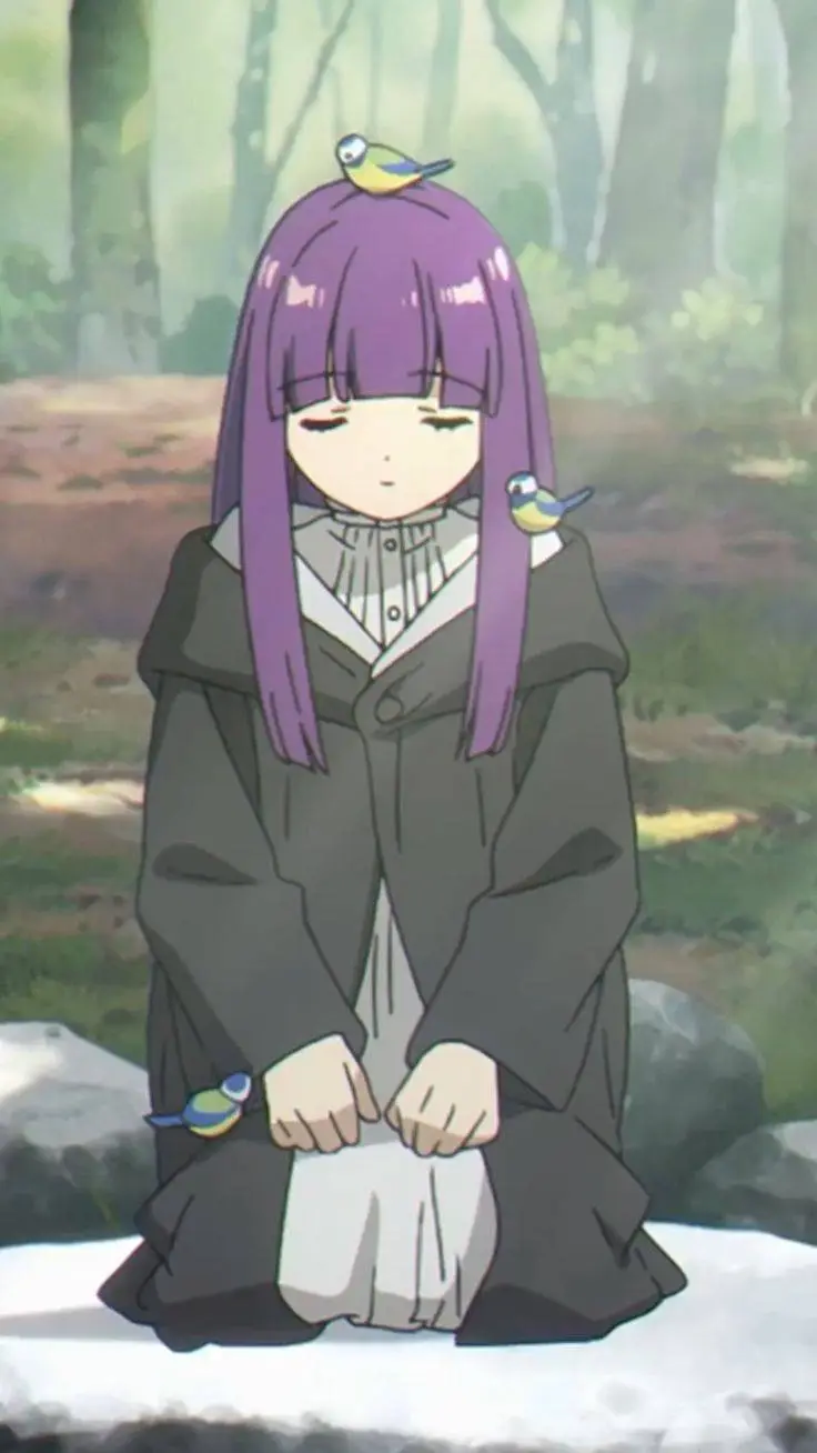 ai character: frieren et fern  background