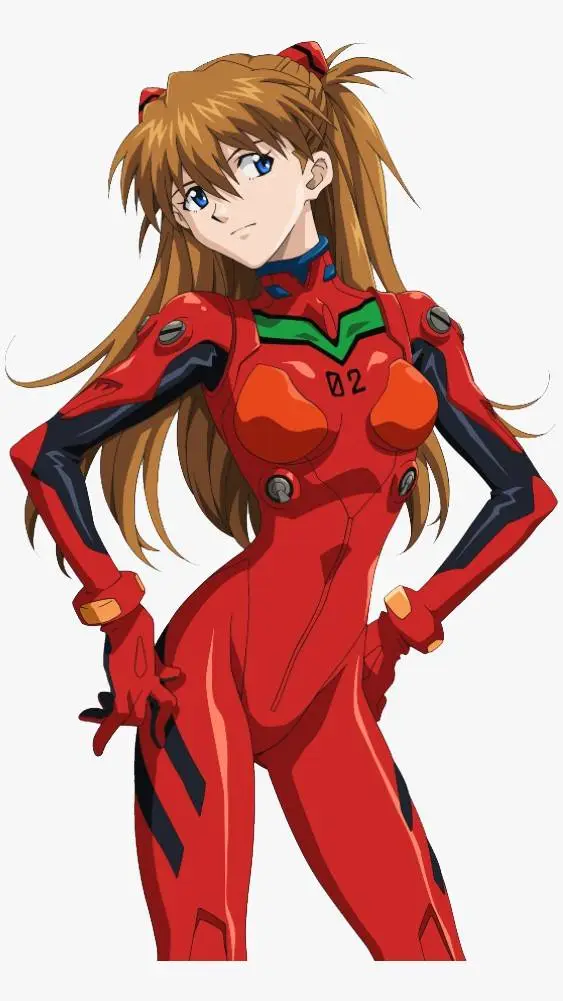ai character: asuka (evangelion) background