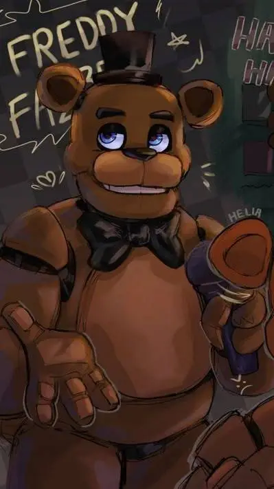 ai character: Freddy Fazbear ENG background