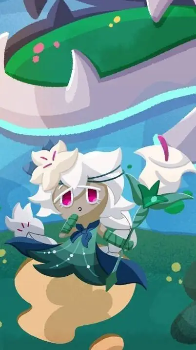 ai character: White Lily ENG background