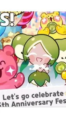 ai character: CRK 5thAnniversary background