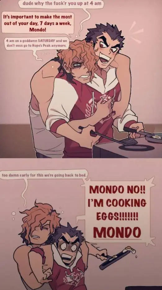 ai character: Mondo x Ishimaru background