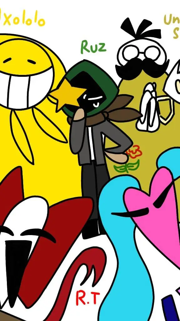 ai character: High n' Right background