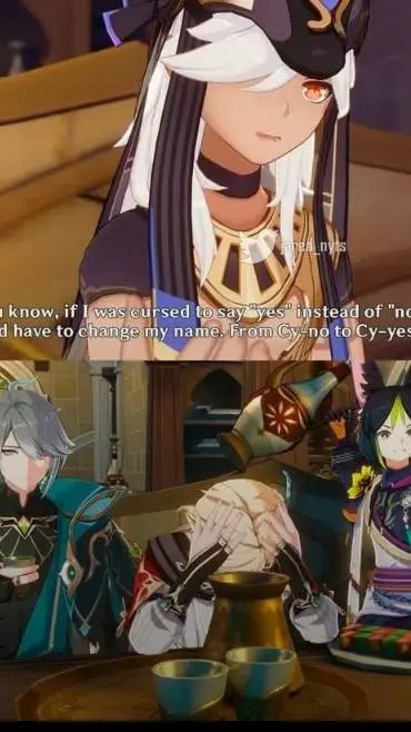 ai character: Cyno's Jokes background