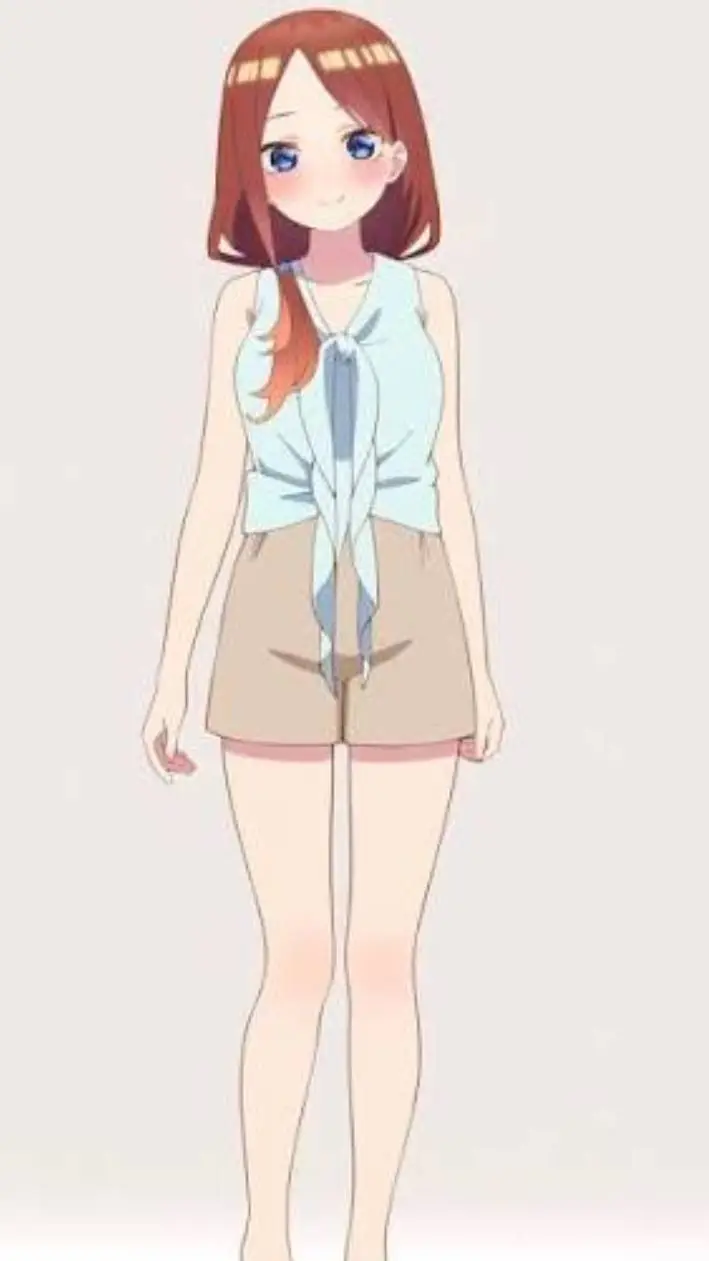 ai character: Miku Nakano  background