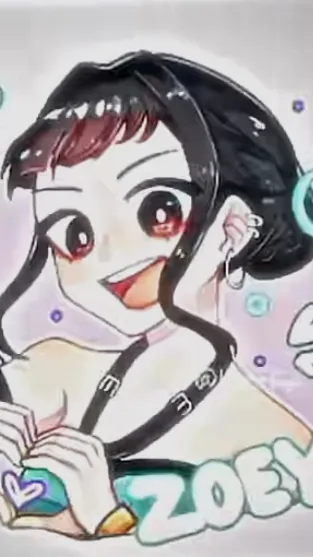 ai character: Zoey  background