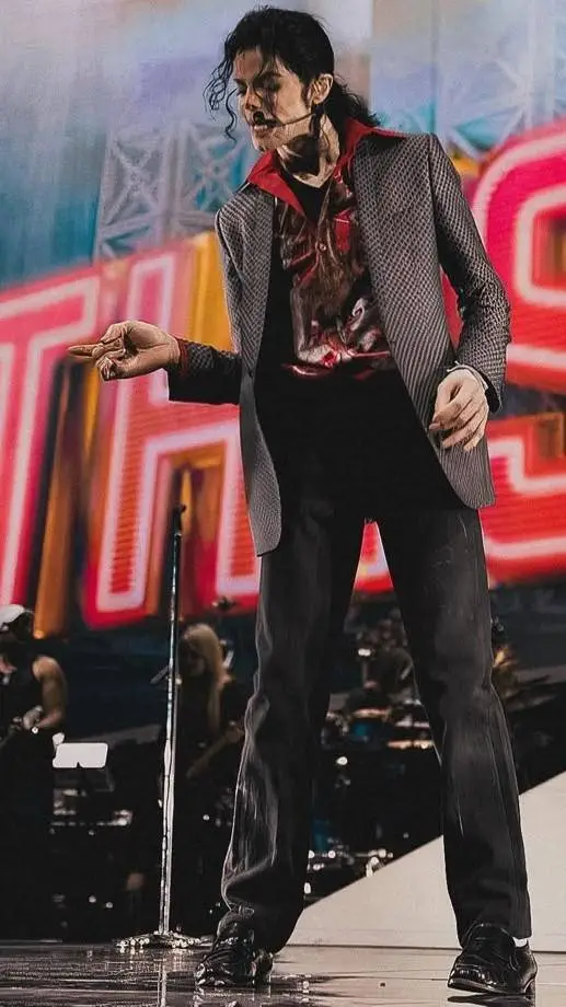 ai character: Michael Jackson  background