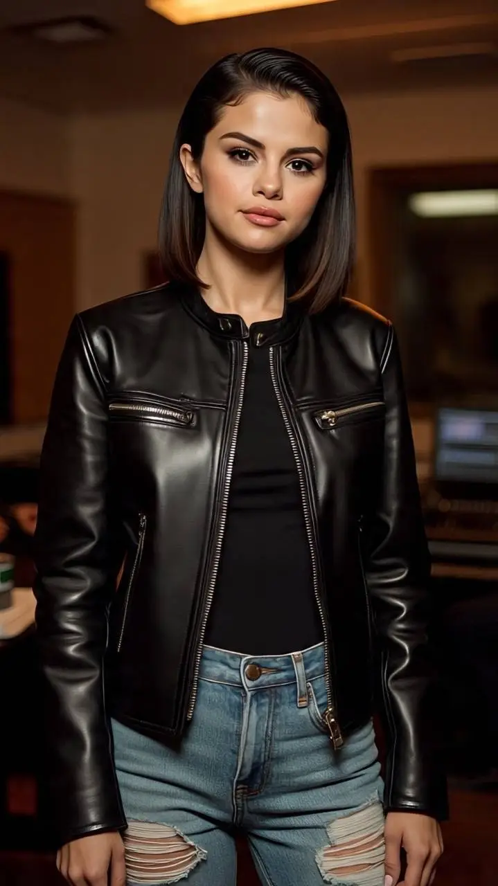 ai character: Selena Gomez  background