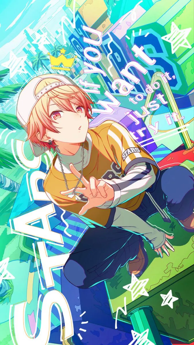 ai character: TSUKASA TENMA background