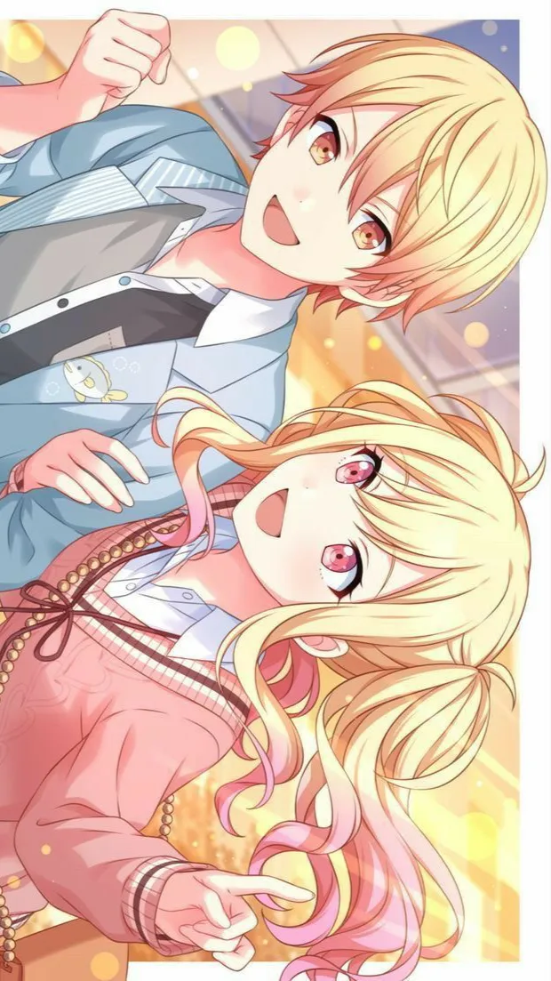 ai character: SAKI AND TSUKASA  background