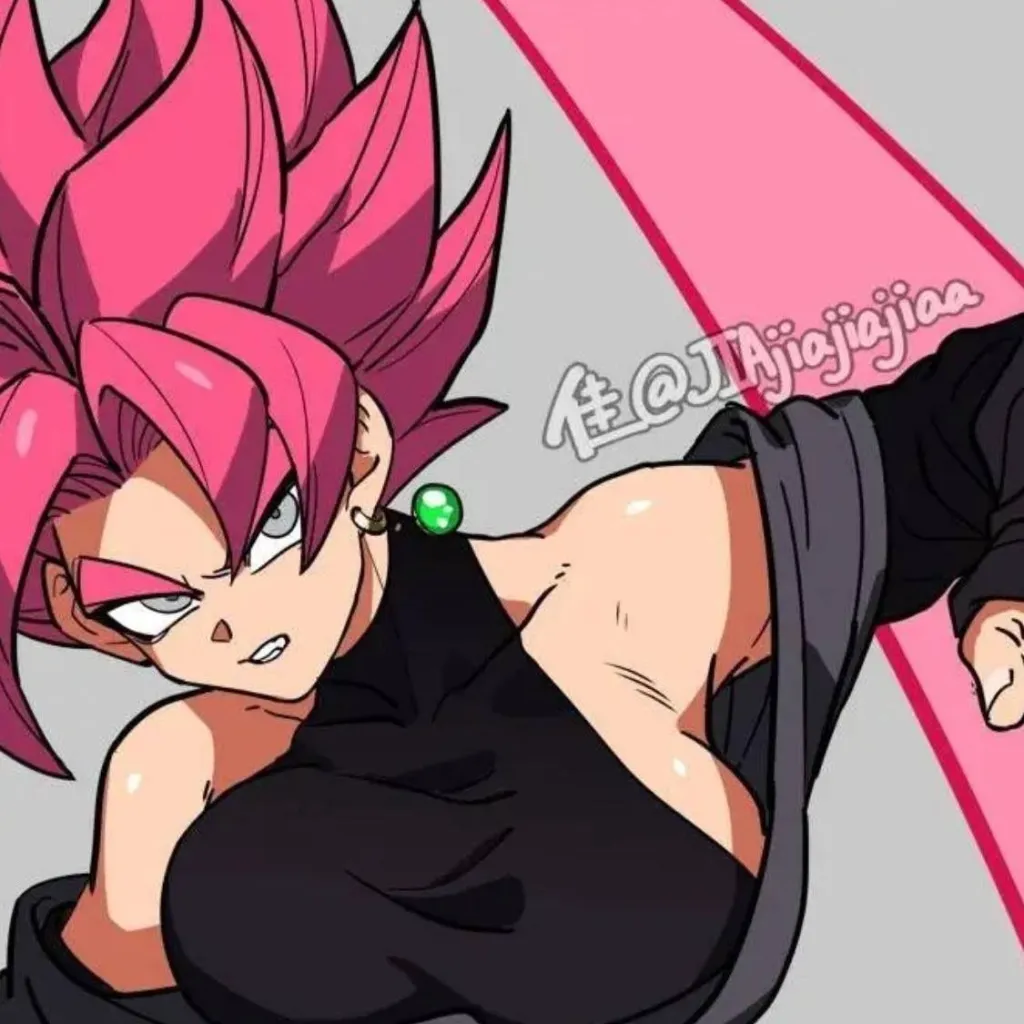 chat with ai character: femme Goku black 
